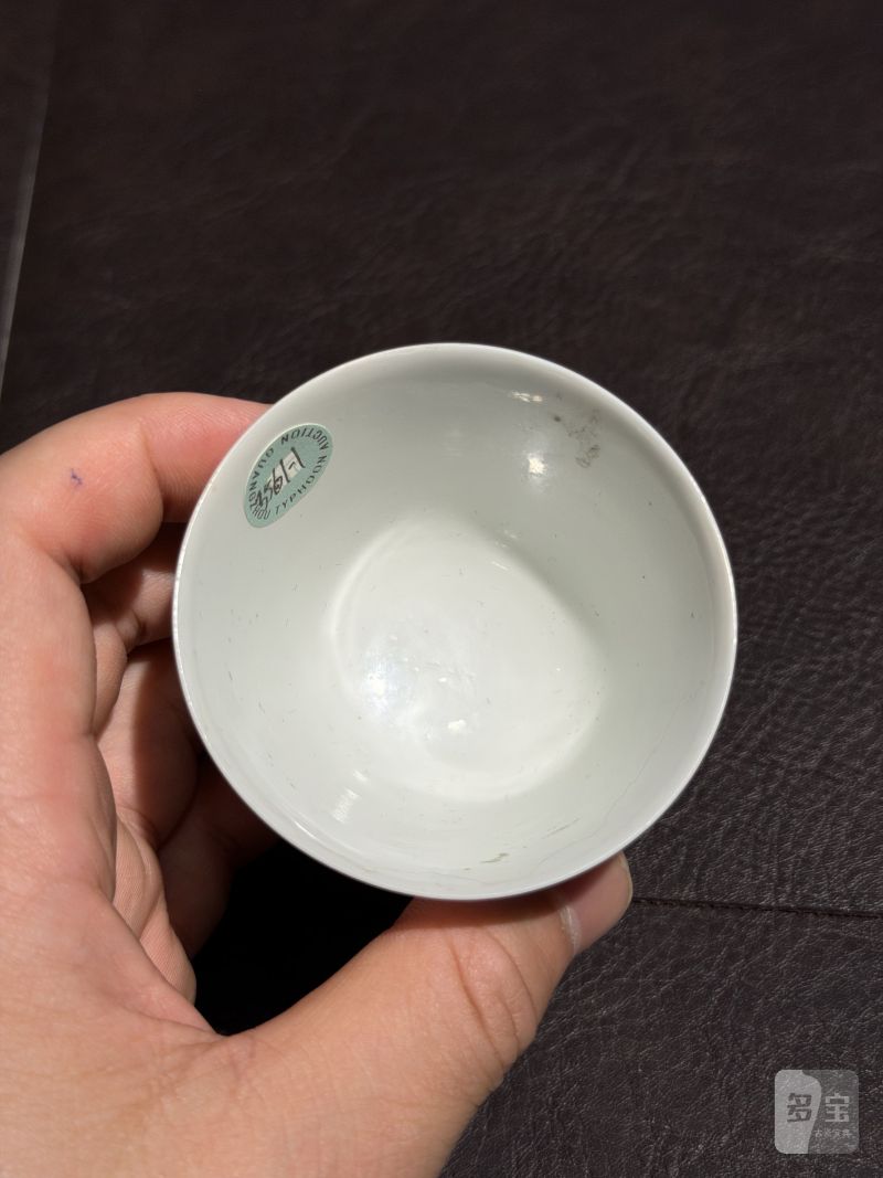 清康熙 五彩“五月石榴”花神杯 - 图15